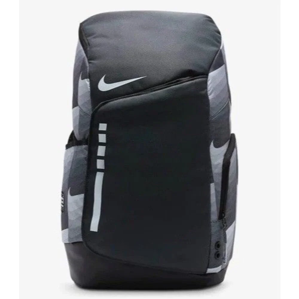 Nike Hoops Elite Printed Black Anthracite Grey Basketball Backpack FZ7311-084